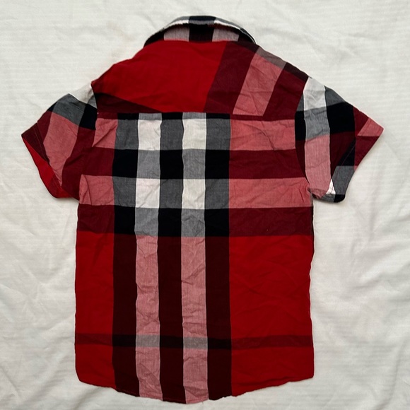 Burberry red women shirt US size 4petite - Picture 11 of 16